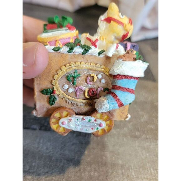 Xmas train car gift tree drums present ball Bell decor figure - Picture 5 of 6